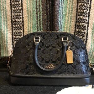 Leather Coach purse